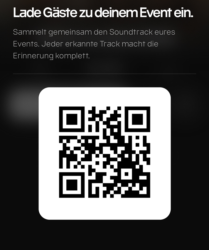 Freunde einladen – QR-Code