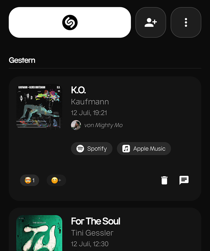 Zusammen shazamen – Trackliste